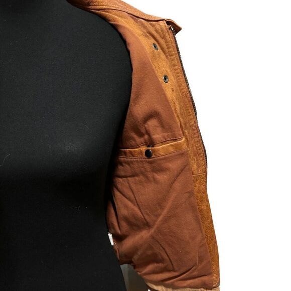 Woman's Vintage Georgetown Leather Jacket XS - Picture 5 of 6